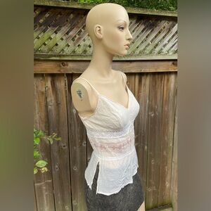 Y2K Guess Airy Boho Top